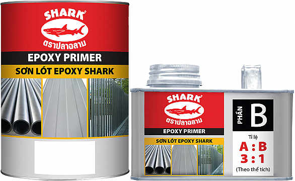 Sơn lót Shark epoxy TOA PAINT VIET NAM là sản phẩm lý tưởng để làm bề mặt trơn tru hơn và giúp tăng độ bám dính của sơn lót chắc chắn hơn. Hình ảnh liên quan sẽ cho bạn thấy rõ sự khác biệt khi sử dụng sản phẩm này.